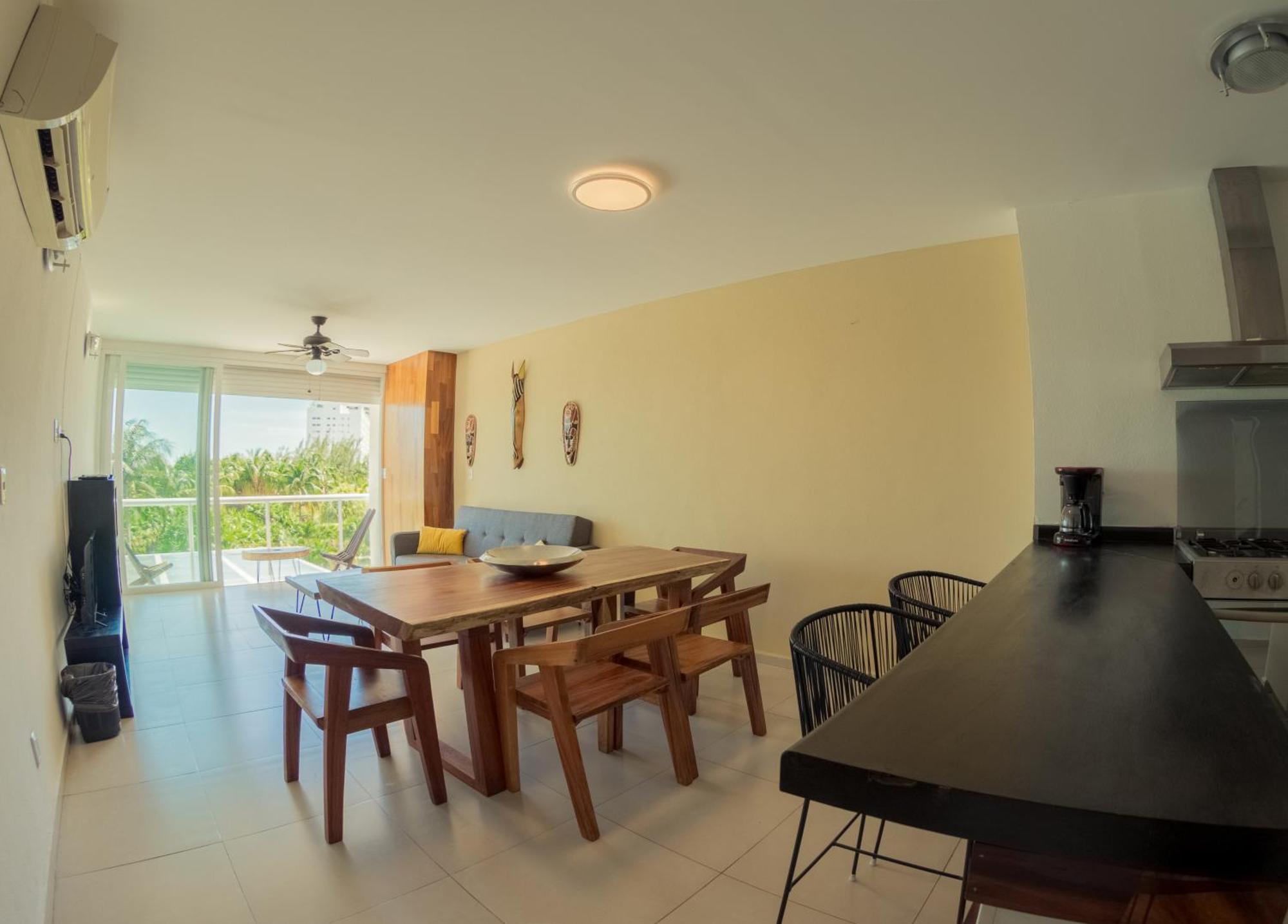 New Beachfront Luxury Apartments Cancún Exteriör bild